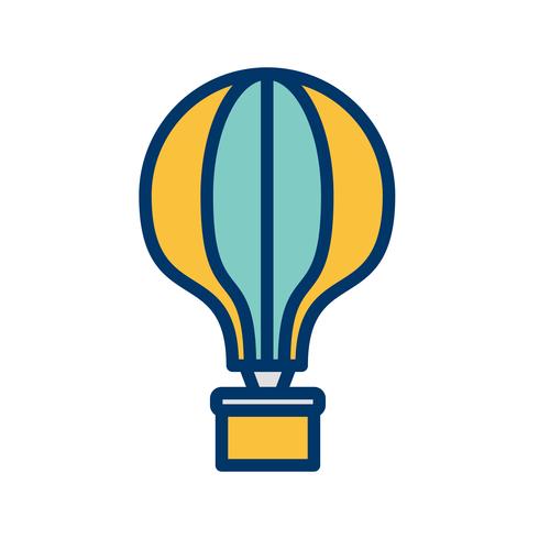 Vector luchtballon pictogram