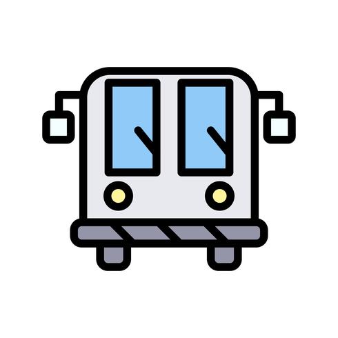 Vector luchthaven bus pictogram