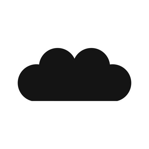 Vector wolk pictogram