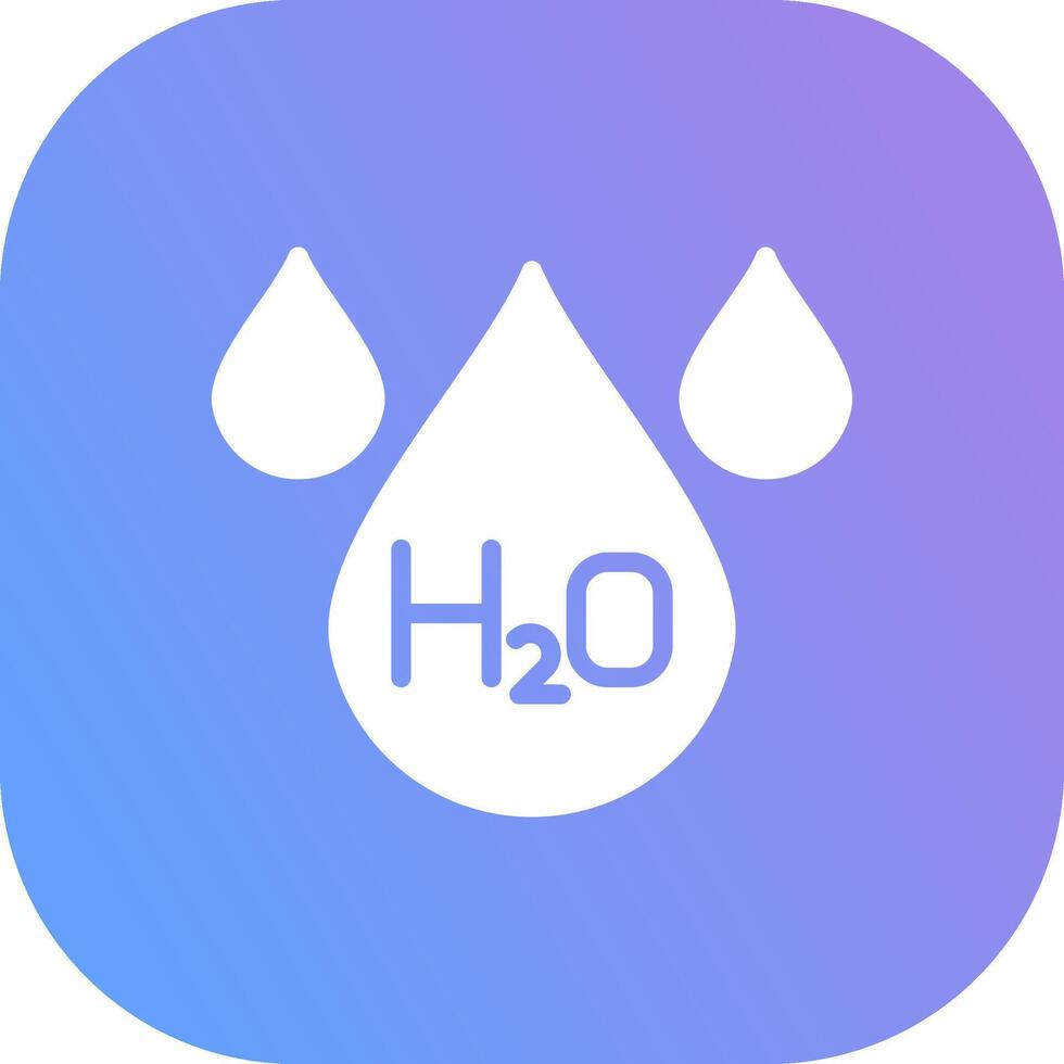 h2o creatief icoon ontwerp vector