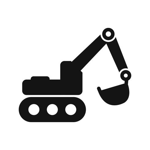 Vector graafmachine pictogram