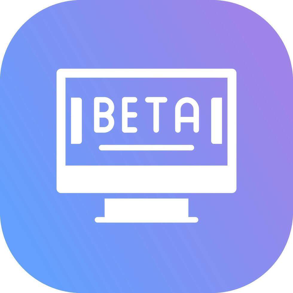 bèta creatief icoon ontwerp vector