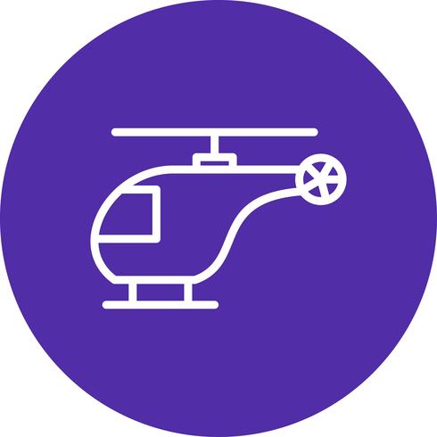 Vector helikopter pictogram