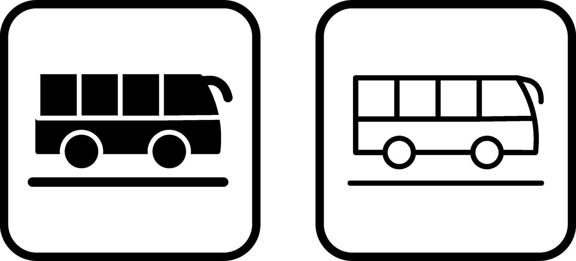 bus vector pictogram