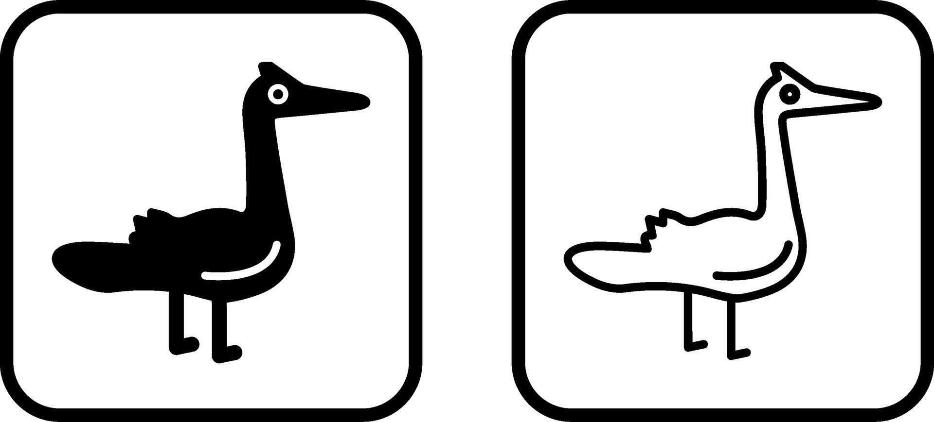 flamingo vector pictogram