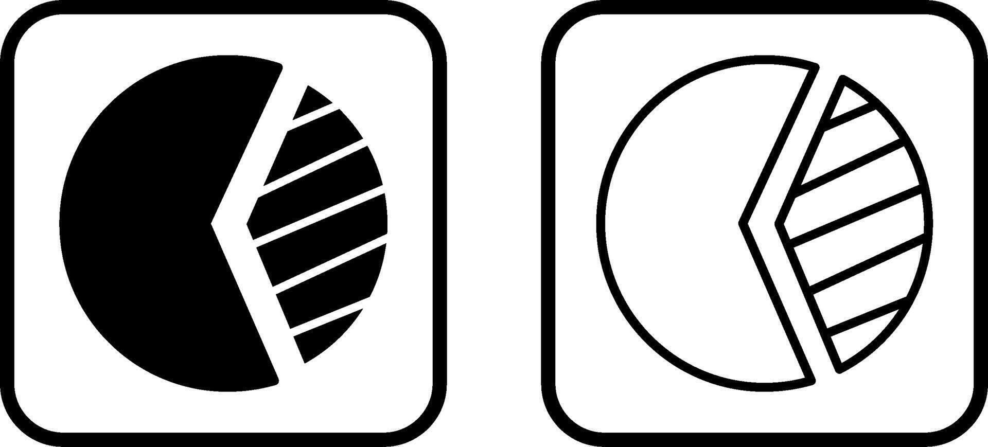 cirkeldiagram vector pictogram