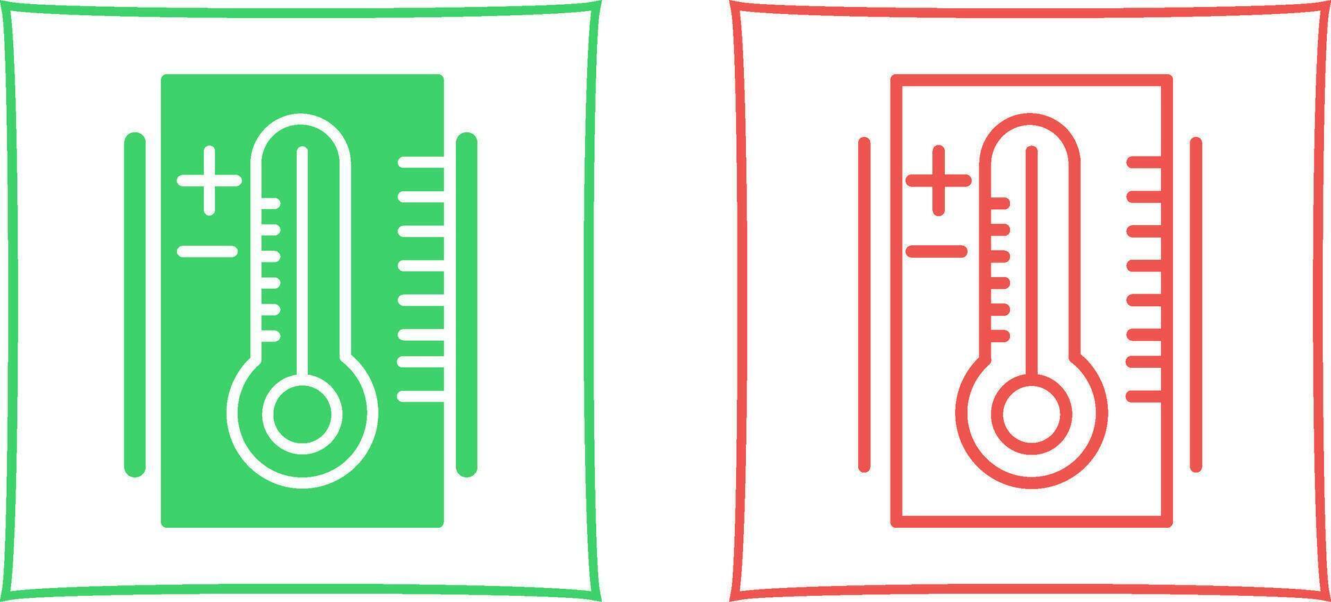 thermometer vector pictogram