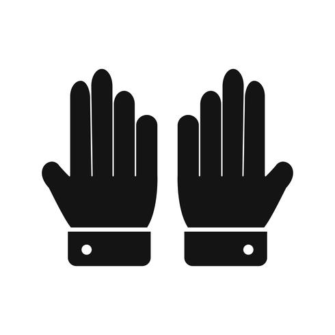 Handschoenen Icon Vector Illustration