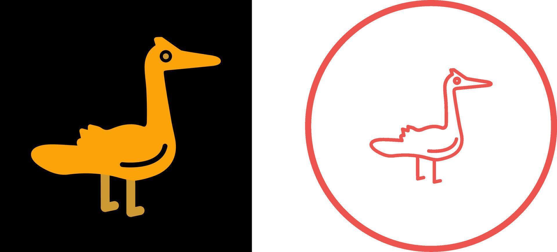 flamingo vector pictogram