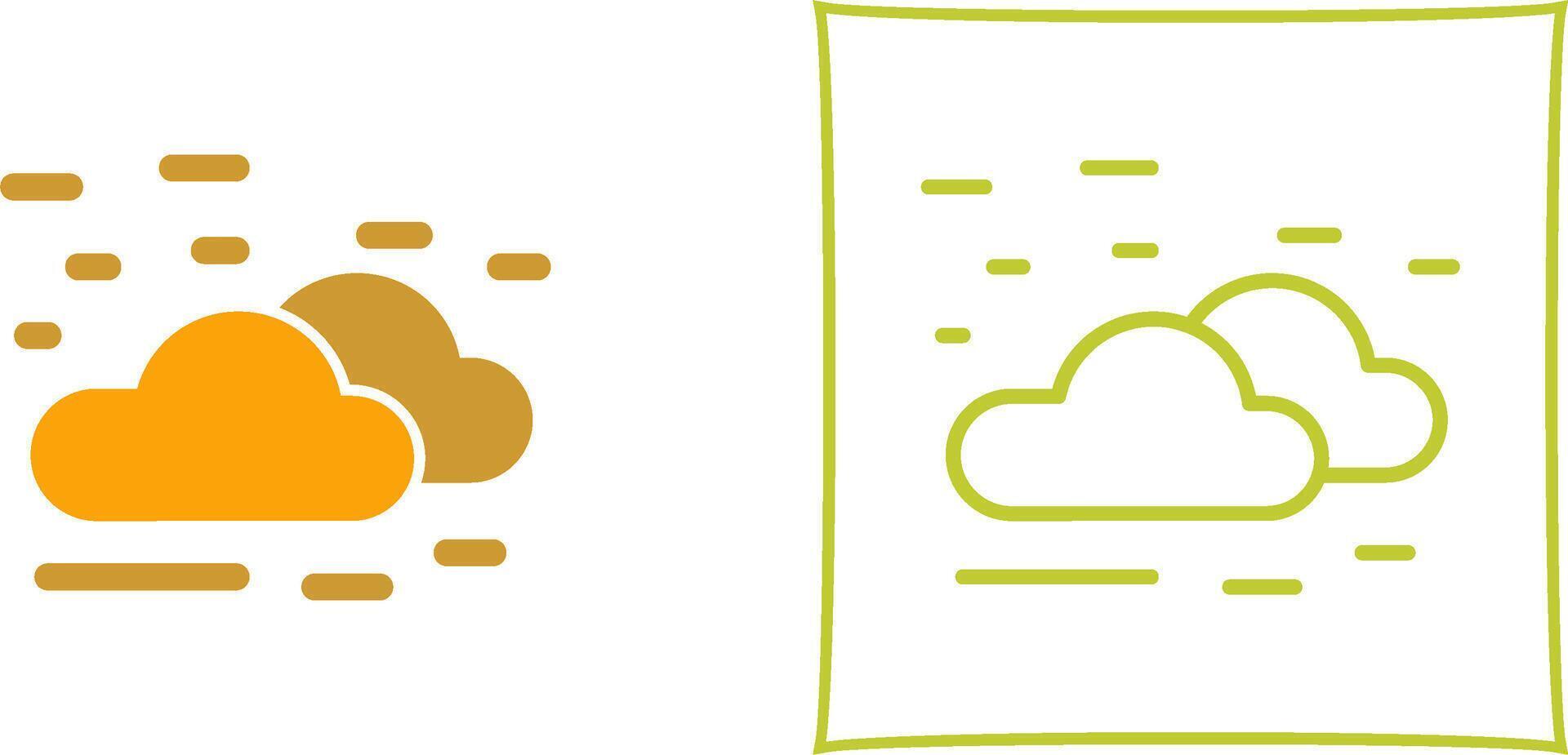 wolk vector pictogram