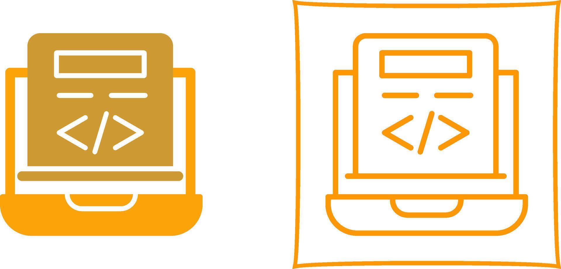 codering vector pictogram