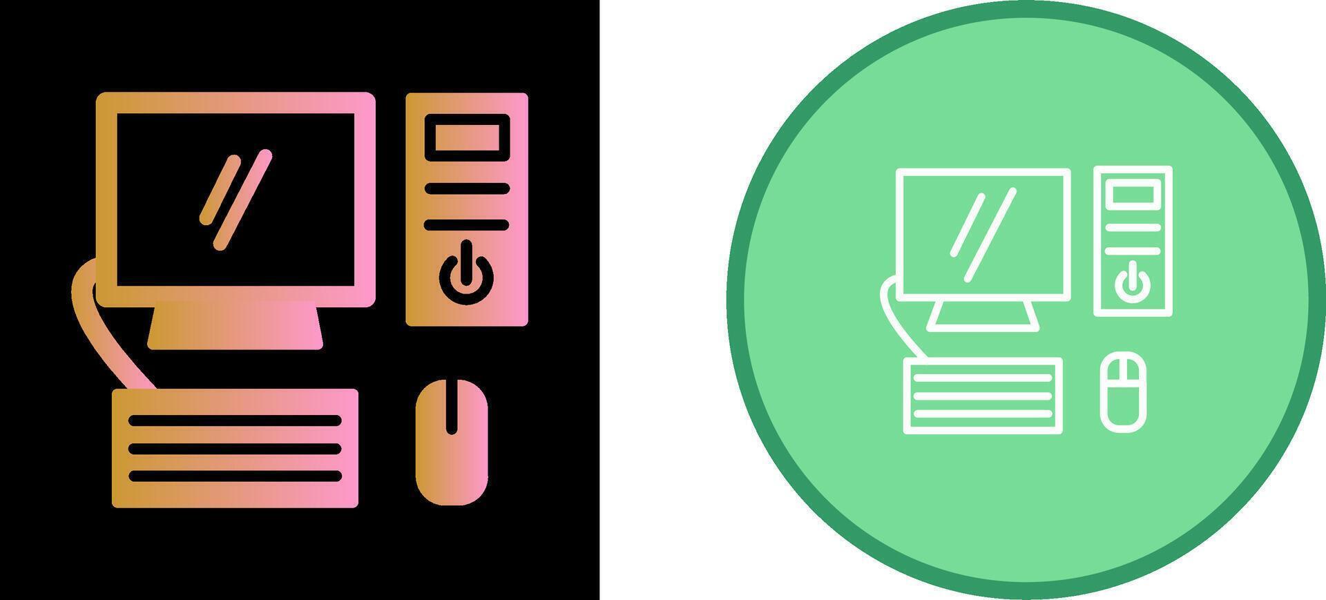 computer vector pictogram