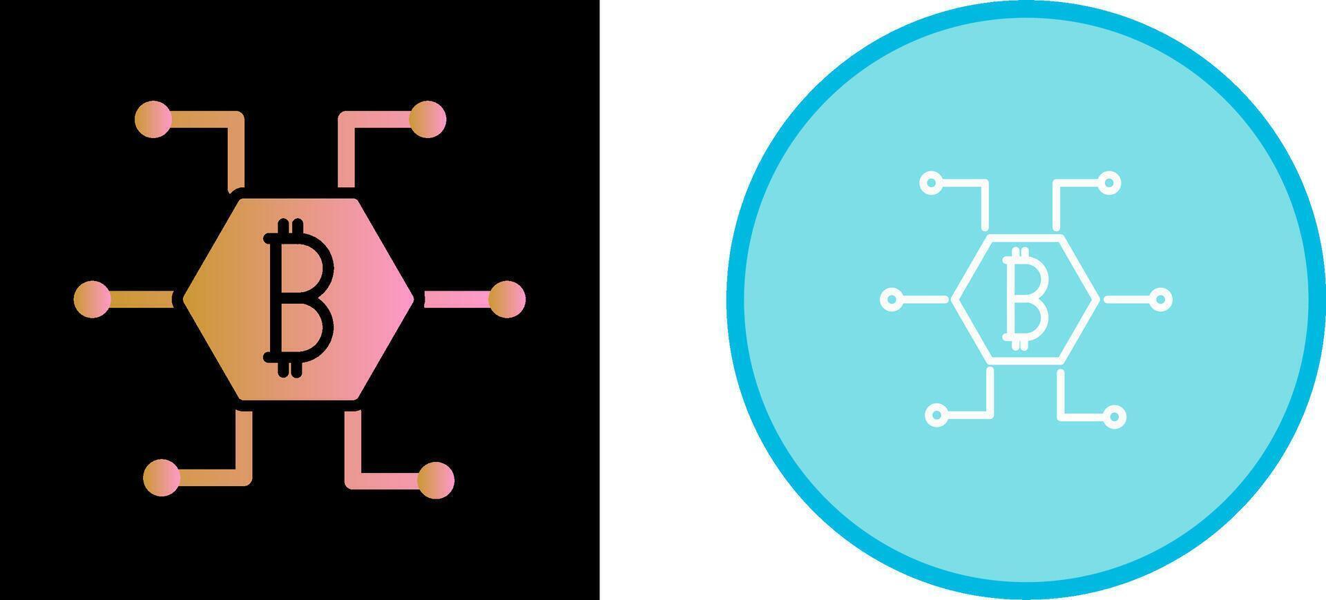 bitcoin vector pictogram