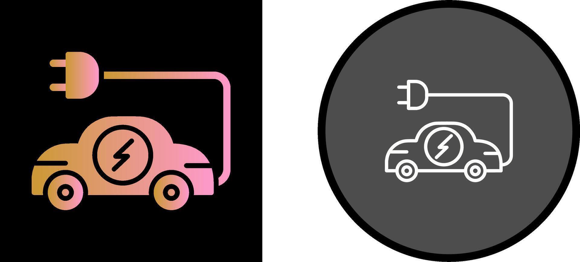 elektrische auto vector icon