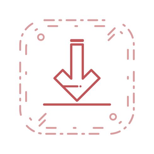 Vector downloadpictogram