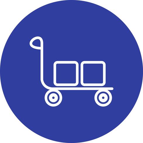 Vector Trolley pictogram