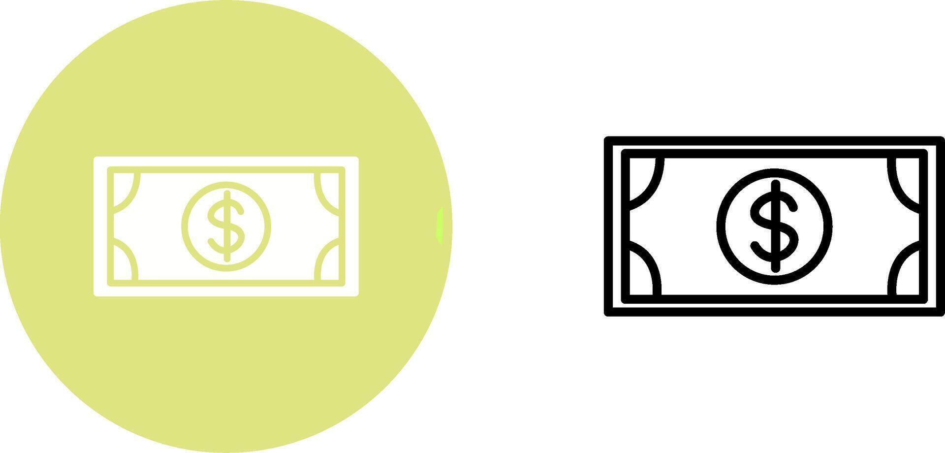 dollar Bill vector icoon