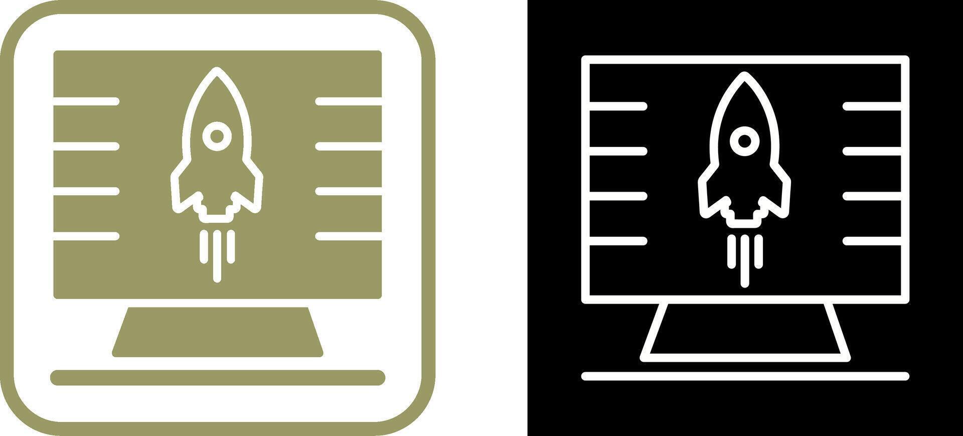 raket vector pictogram