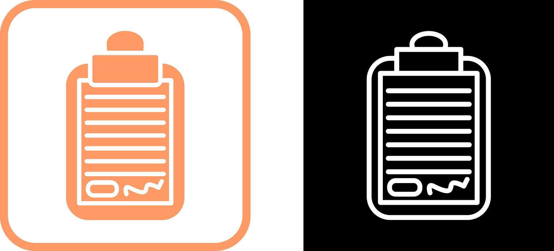 contract vector pictogram