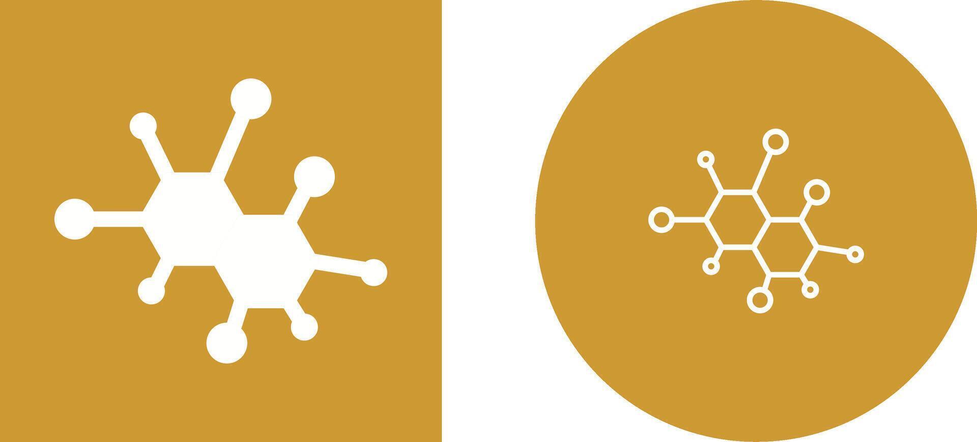 molecuul vector pictogram