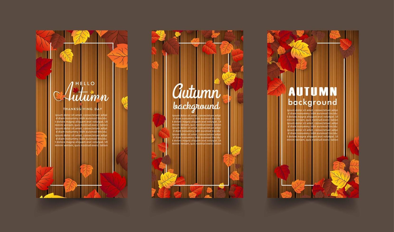 esdoornblad, herfst banner vector achtergrond