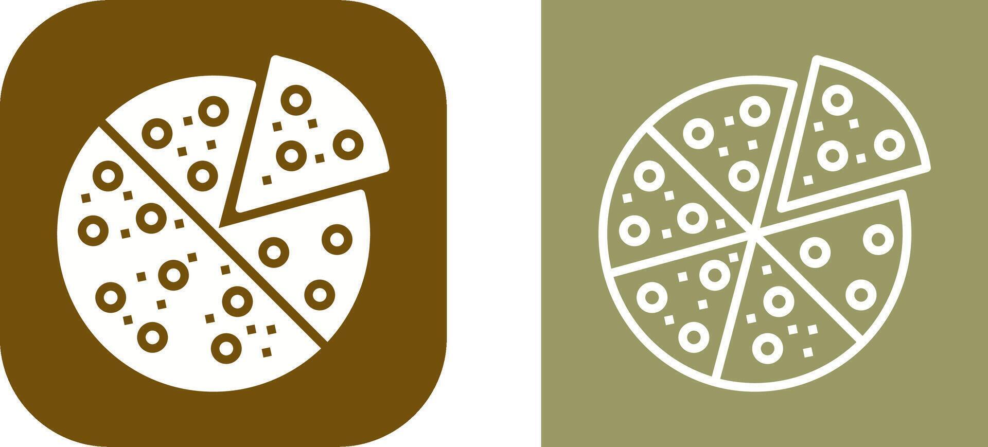 pizza plak vector icoon