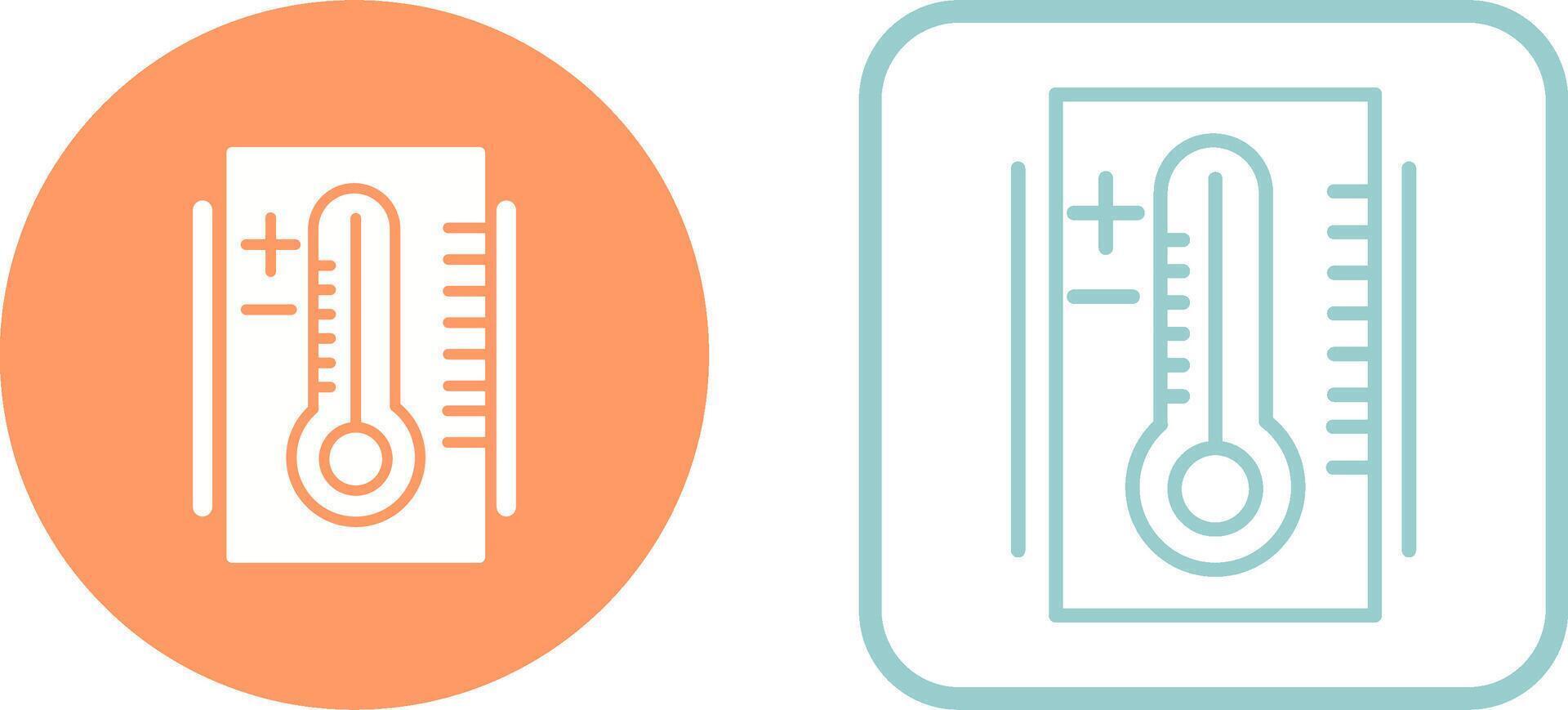 thermometer vector pictogram