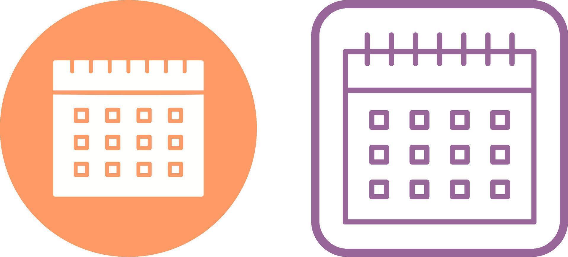 kalender vector pictogram