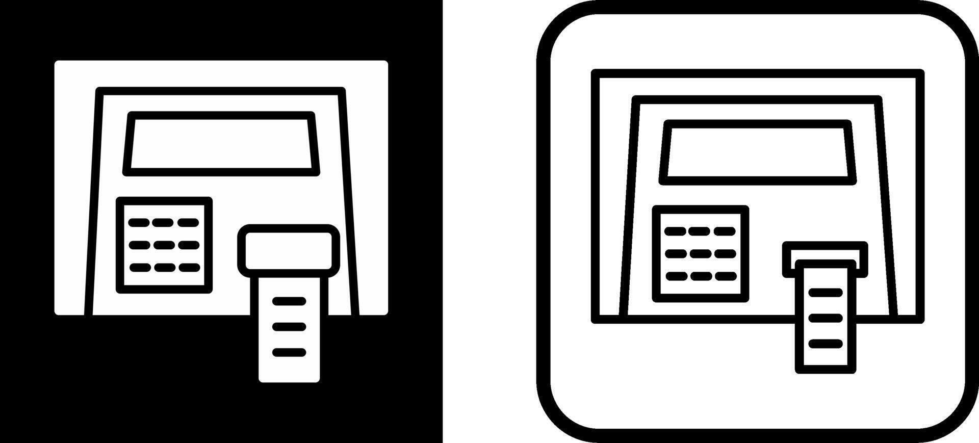 geldautomaat vector pictogram