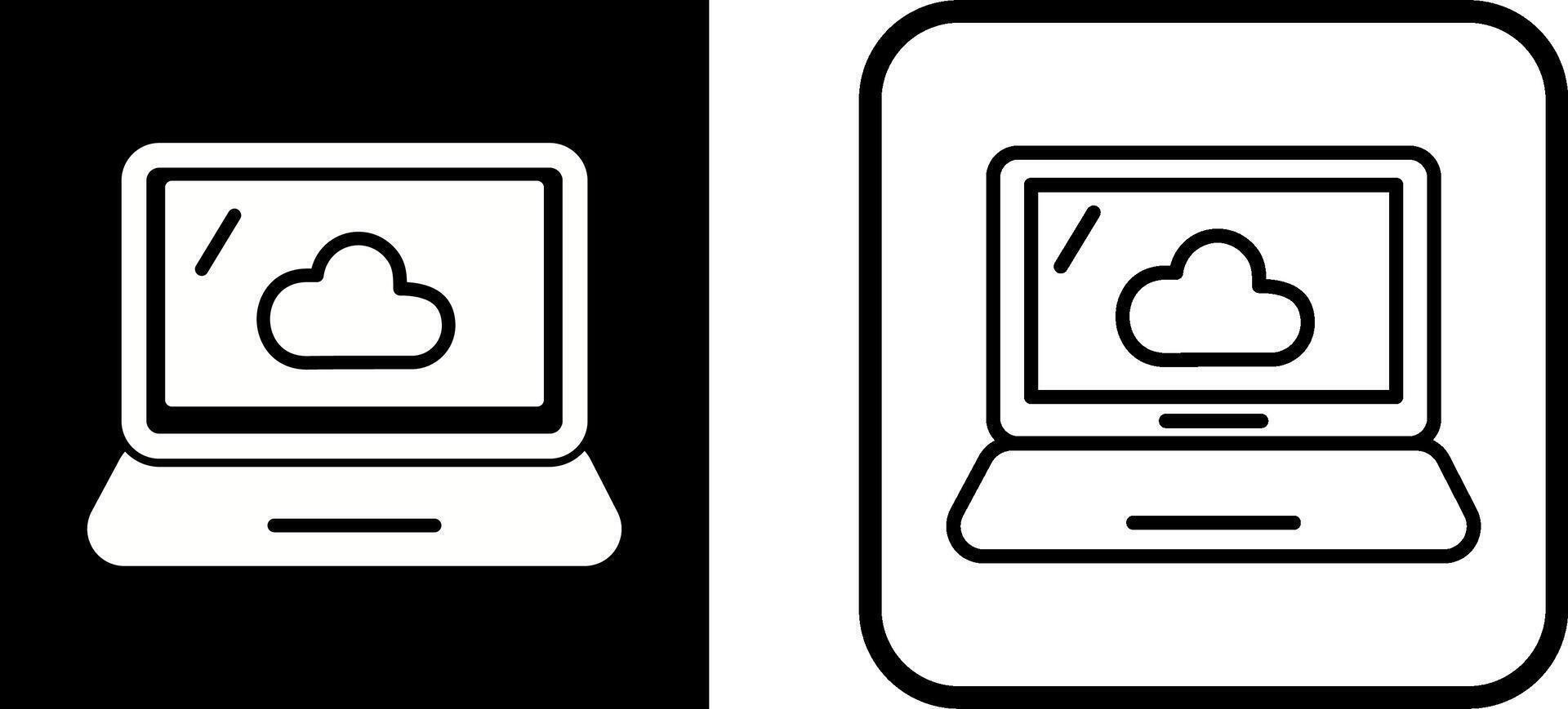 laptop vector pictogram