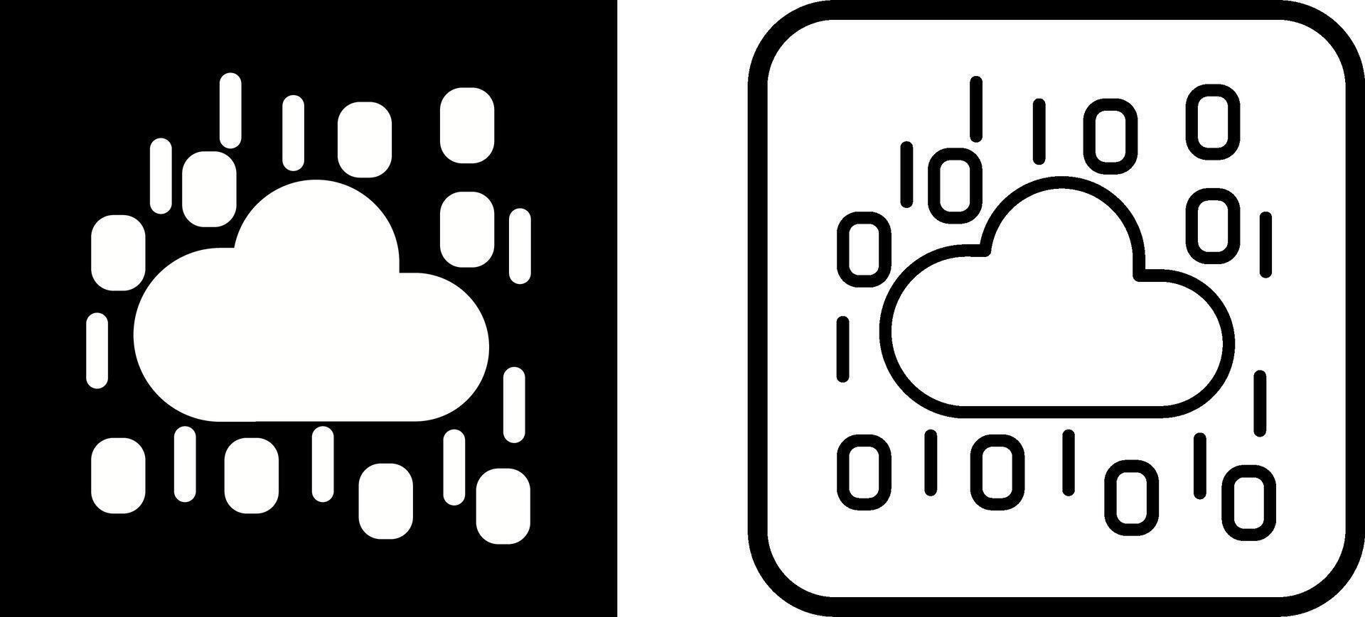 wolk vector pictogram