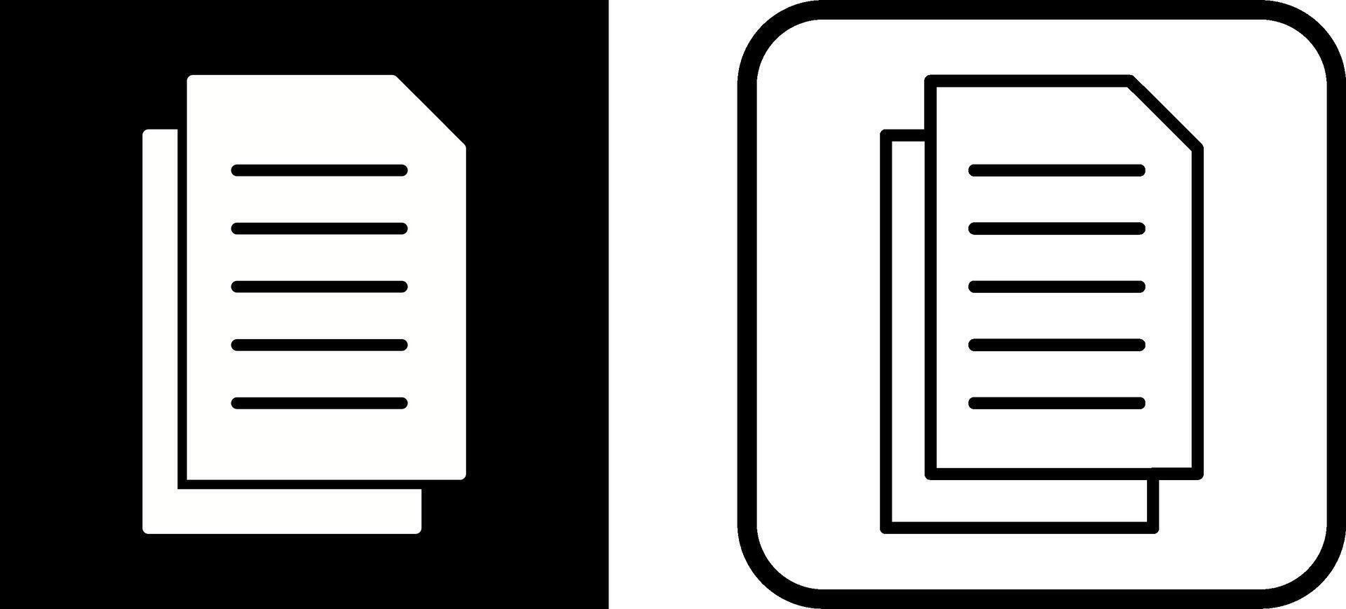 document vector pictogram