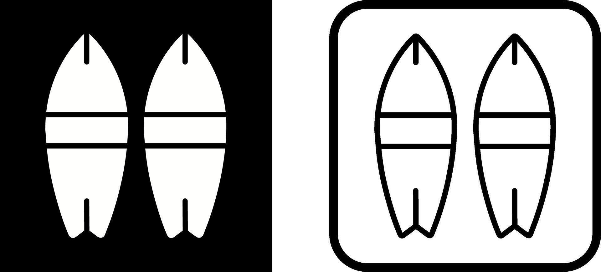 surfplank vector pictogram