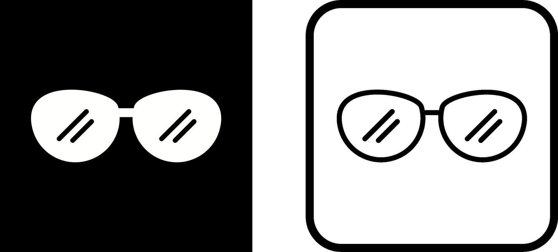 zonnebril vector pictogram