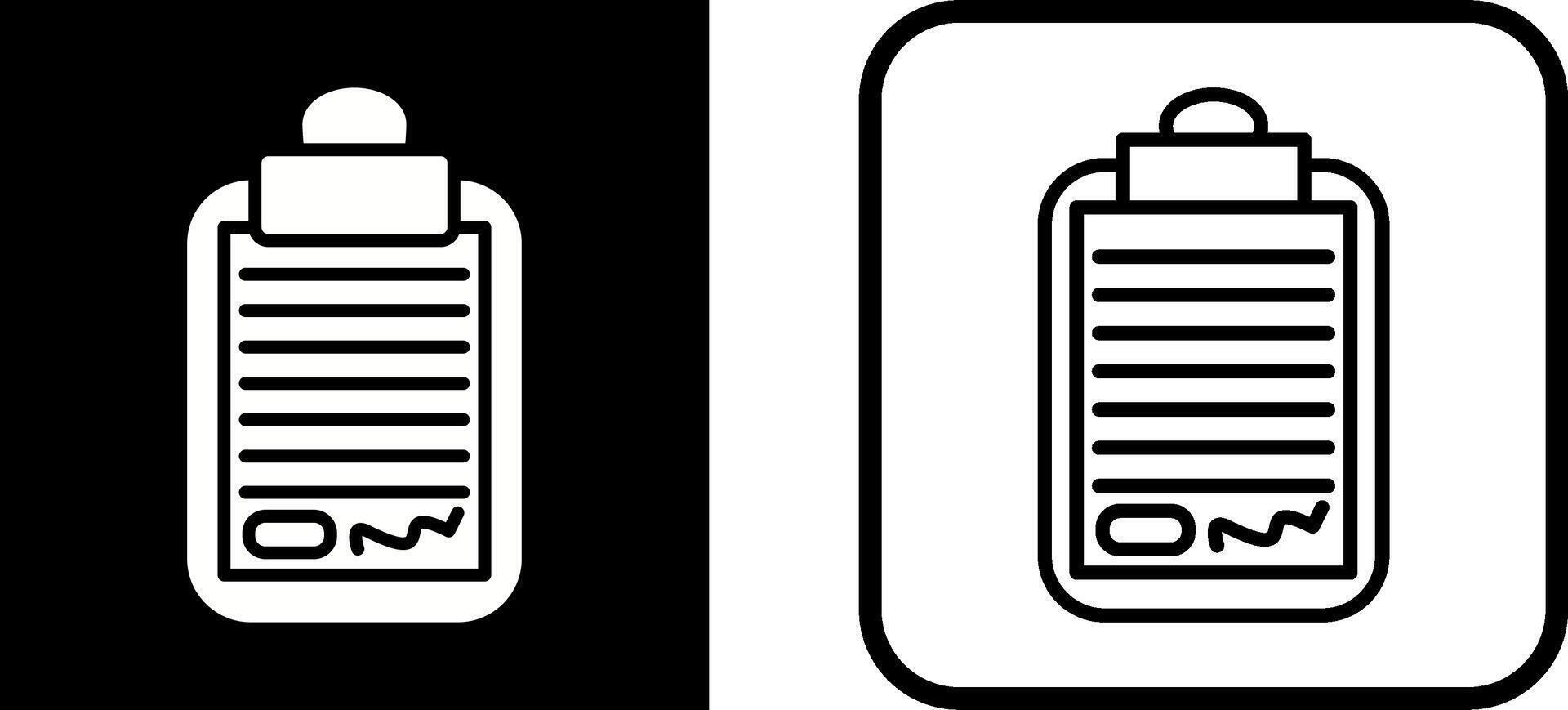 contract vector pictogram