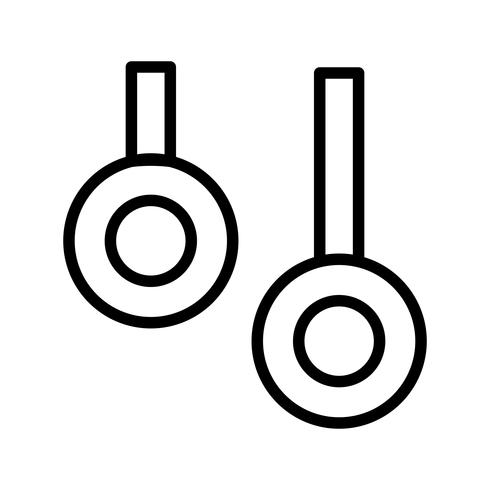 Ringen pictogram vectorillustratie vector