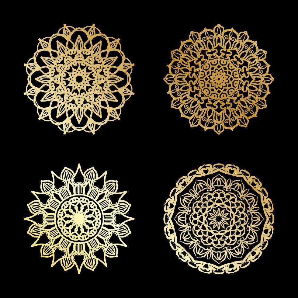 kader in oosterse traditie. gestileerd met henna tatoeages decoratief patroon voor het decoreren van covers voor boek notebook kist tijdschrift ansichtkaart en map. bloemenmandala in mehndi-stijl. vector