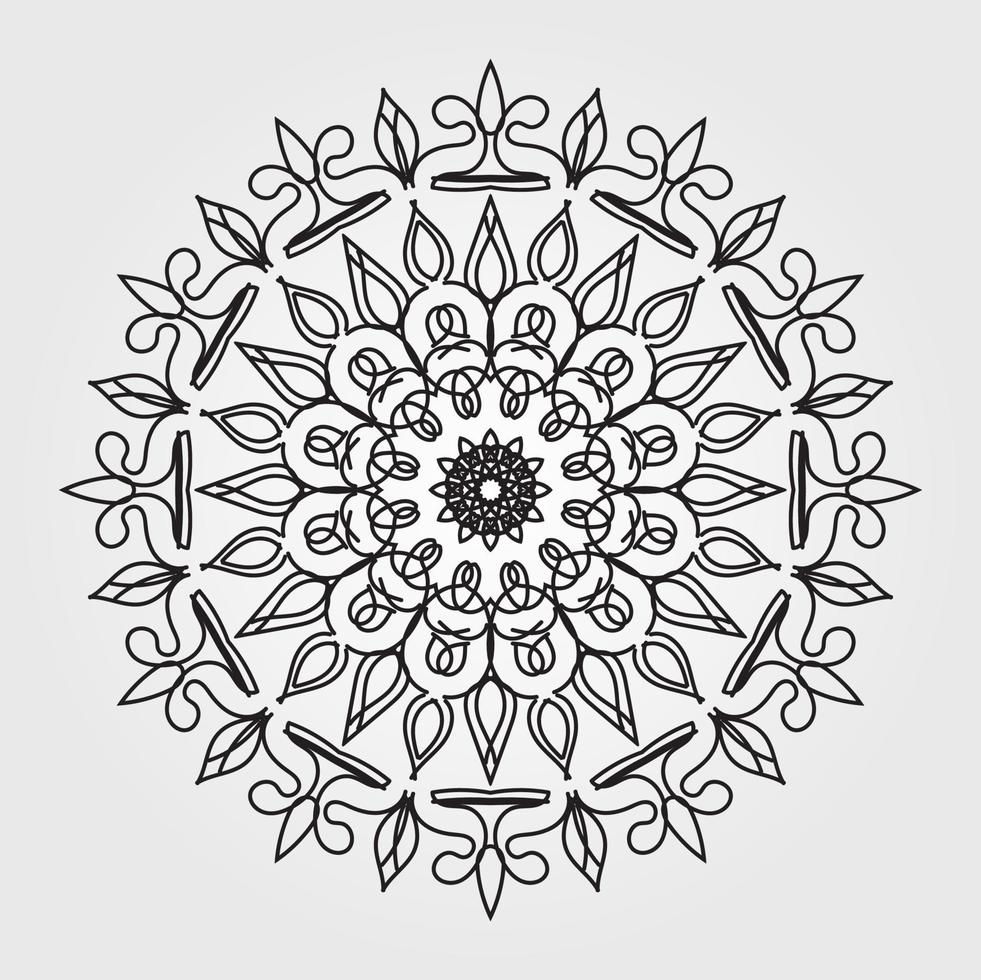 circulaire patroon mandala kunst decoratie-elementen vector