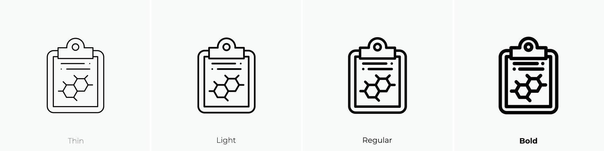 kladblok icoon. dun, licht, regelmatig en stoutmoedig stijl ontwerp geïsoleerd Aan wit achtergrond vector