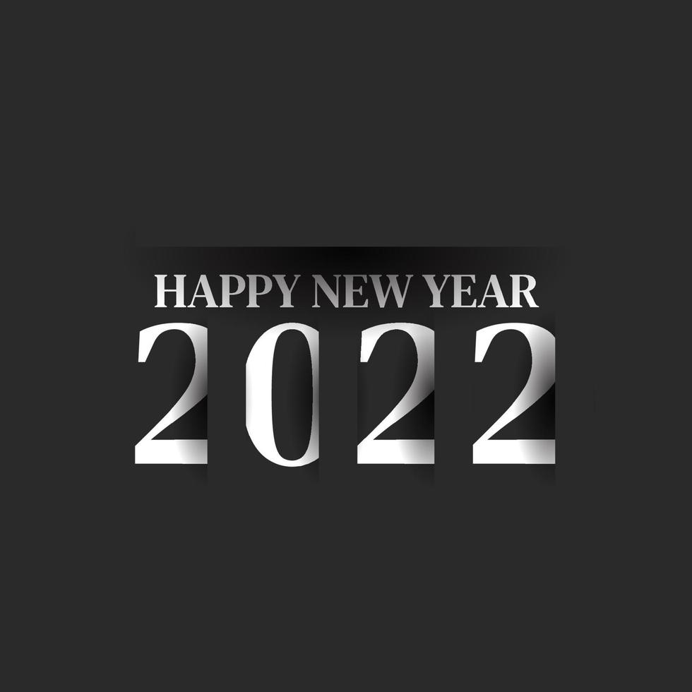 2022 gelukkig nieuwjaar logo tekstontwerp. 2022 nummer ontwerpsjabloon. verzameling van 2021 gelukkig nieuwjaar symbolen. vector illustratie