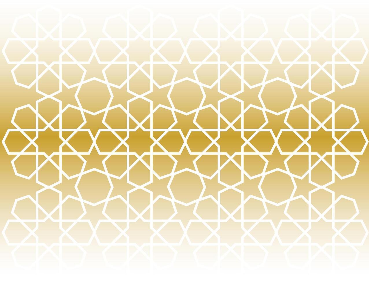 vector helling bruin goud en wit kleuren achtergrond met een patroon van cirkels en sterren Arabisch Islamitisch ornament decor kader eid Ramadan