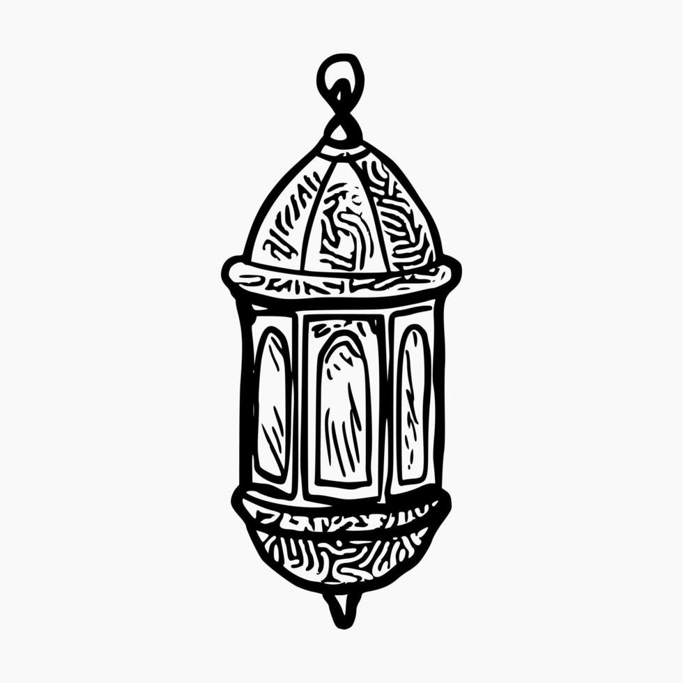 Ramadan lantaarn. vector illustratie