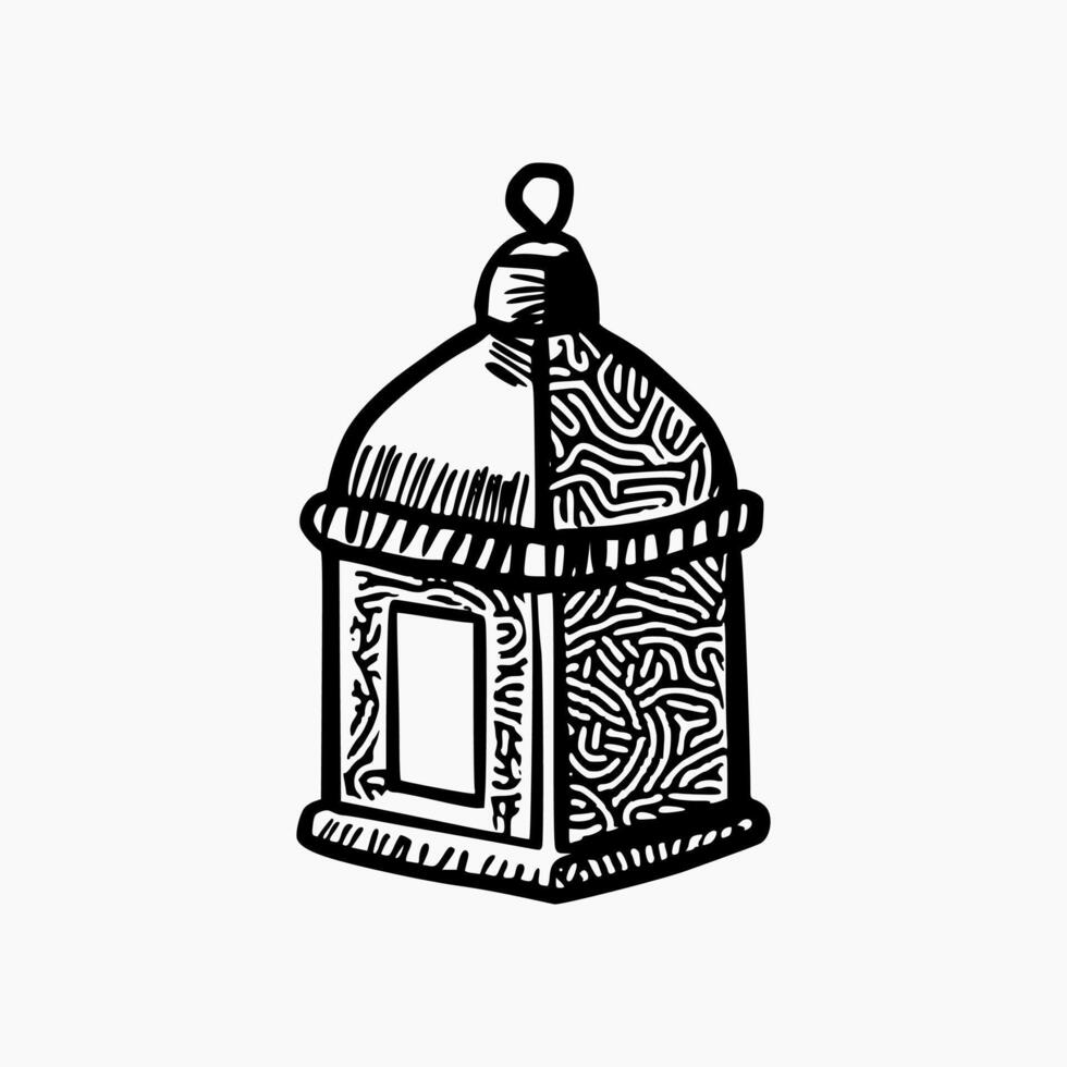 Ramadan lantaarn. vector illustratie