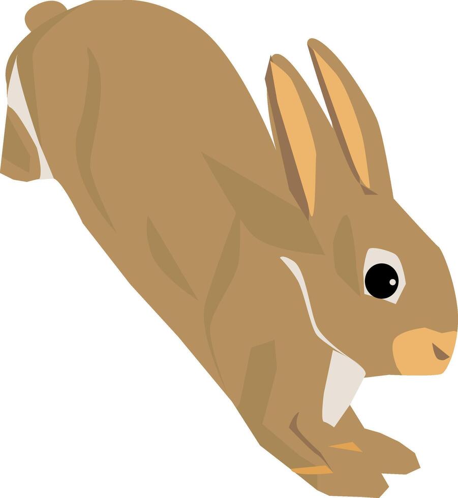 konijn springen pret schattig huisdier vector illustratie tekenfilm transparant PNG