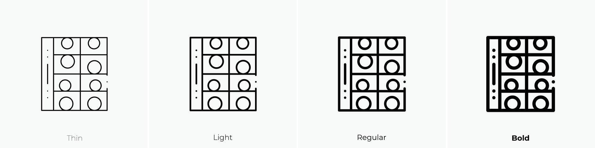 numismatisch icoon. dun, licht, regelmatig en stoutmoedig stijl ontwerp geïsoleerd Aan wit achtergrond vector