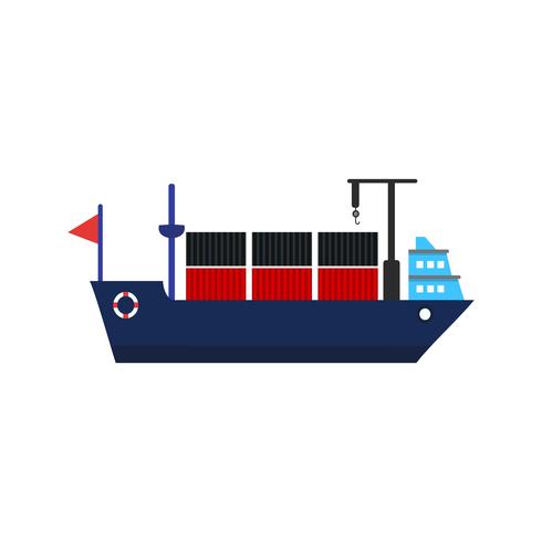 Vector schip pictogram