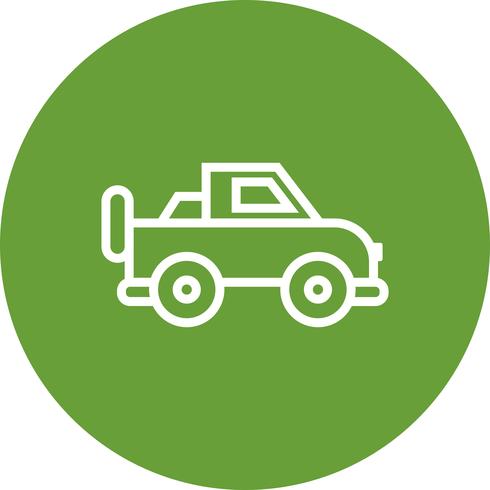 vector jeep pictogram
