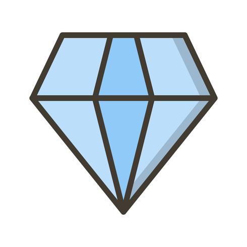 Vector diamant pictogram