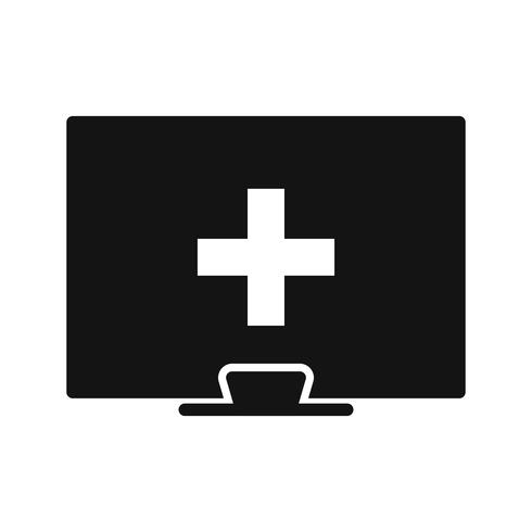 Vector Online medische Help-pictogram