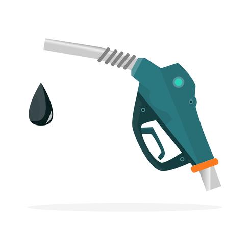 Sproeikop sproeikop pictogram. Benzinestationteken vector